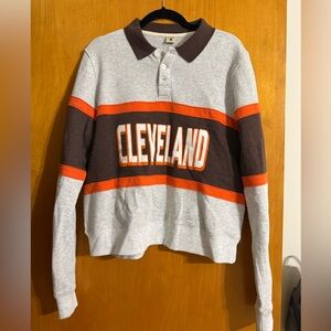 HOMAGE CLE Browns Women’s Sweater w/ Collar